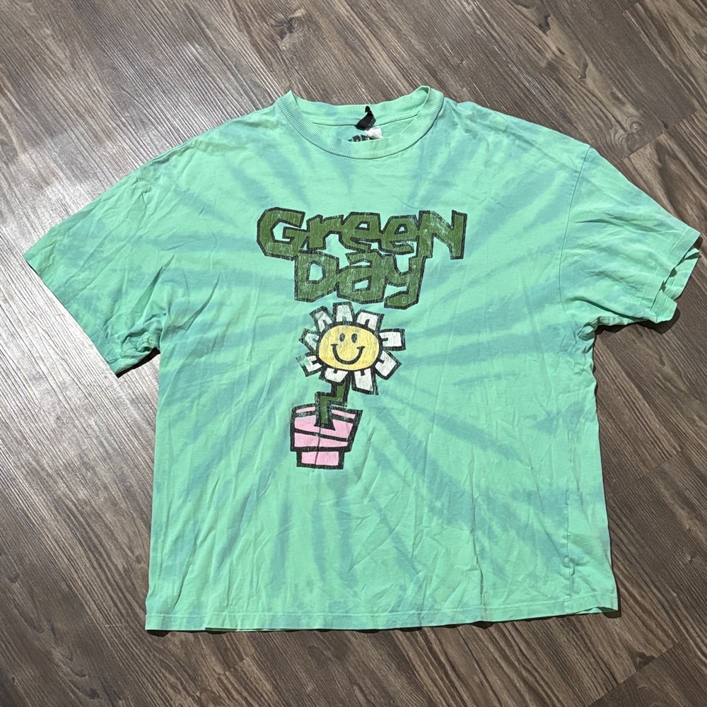 Oversized Green Day tee
